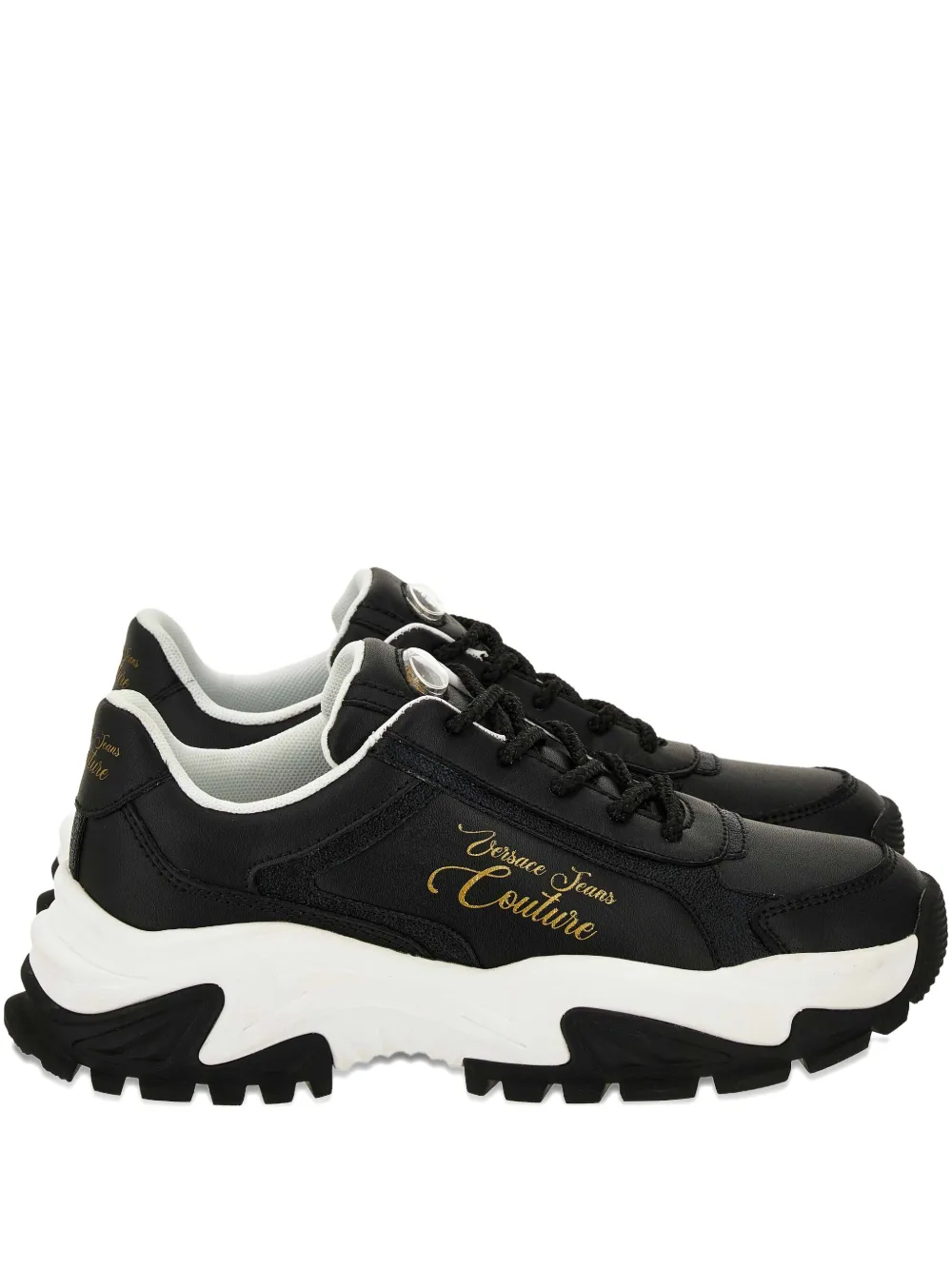 Versace Jeans Couture logo-detail chunky sneakers Black