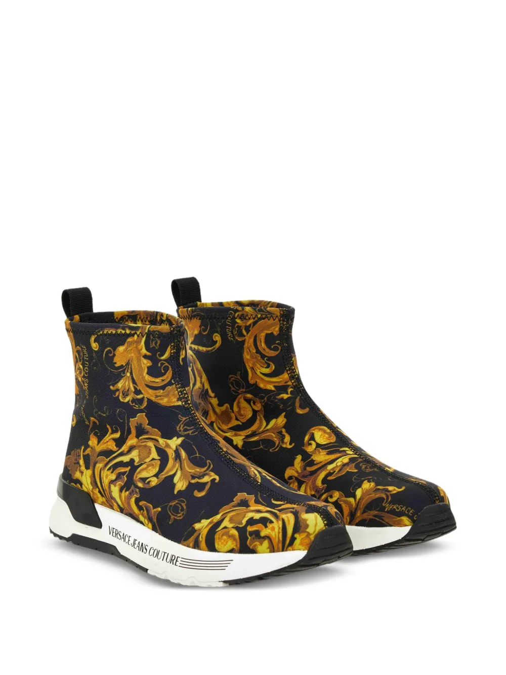 Versace Jeans Couture baroque-print slip-on sneakers | Slip-Ons | Image 2