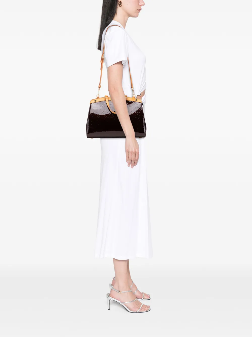 Louis Vuitton Pre-Owned 2010 Monogram Vernis Brea MM satchel | Pre-Owned | Image 2
