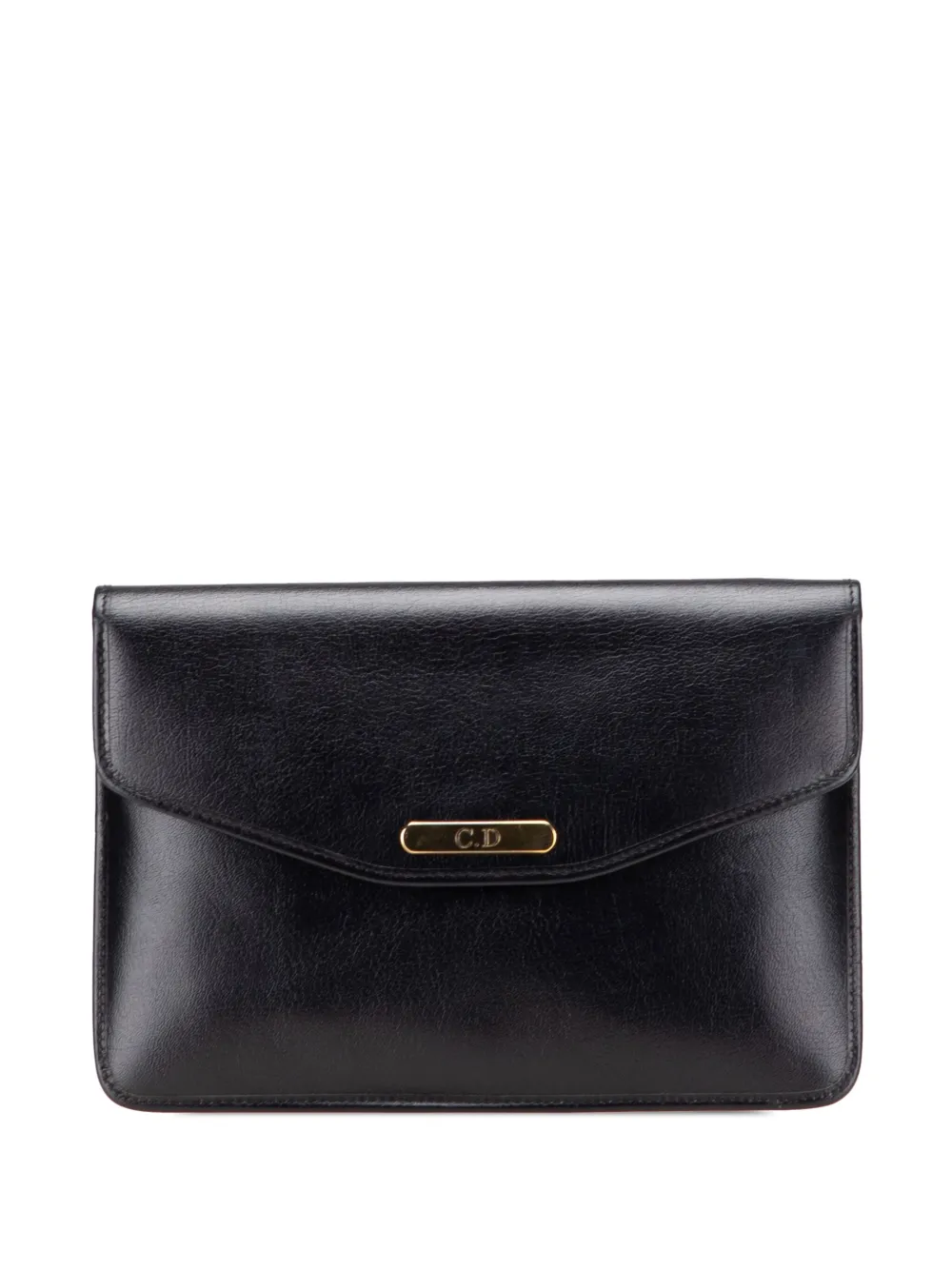 Christian Dior Pre-Owned 20th Century Leather Envelope clutch bag - Christian Dior Pre-Owned 20th Century Leather Envelope clutch bag -