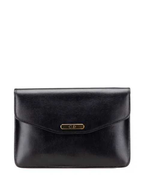 Christian Dior Pre-Owned 20th Century Leather Envelope clutch bag