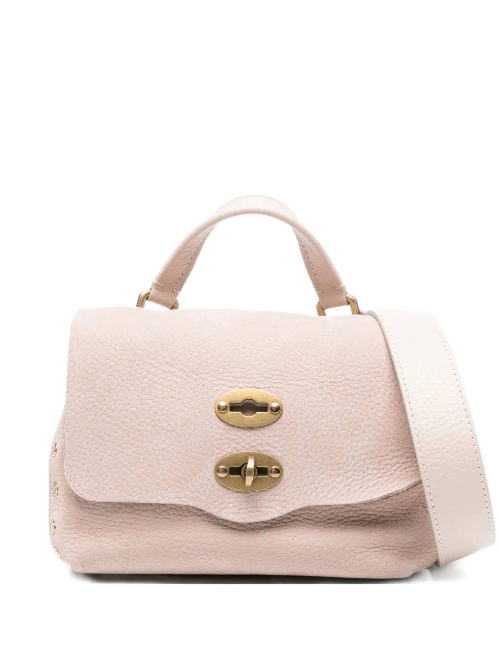 Zanellato Baby Postina double-clasp studded tote bag | Pink | Image 1