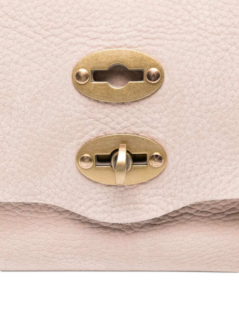 Zanellato Baby Postina shopper met dubbele gesp en studs Roze
