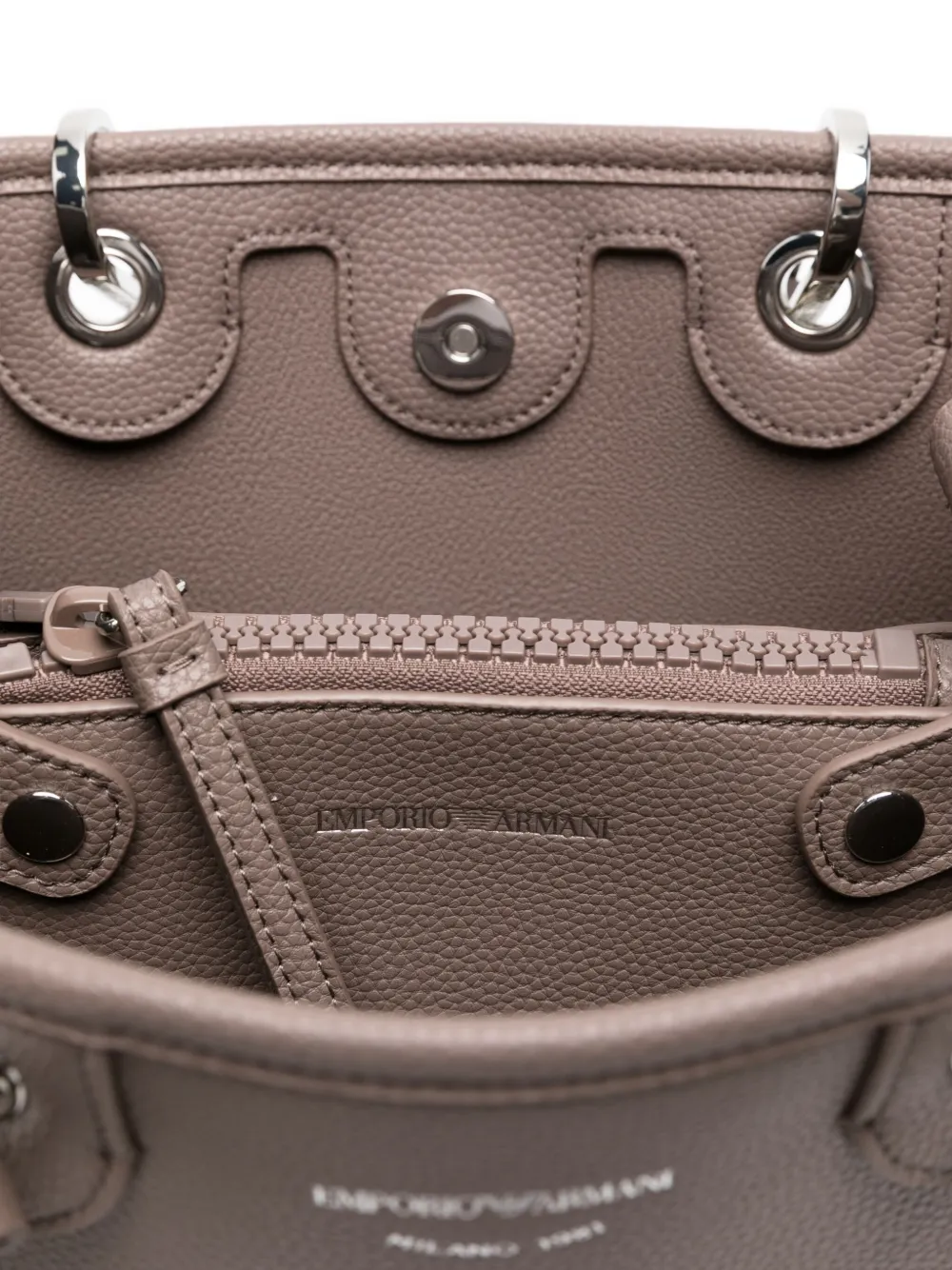 Emporio Armani MyEA shopper met handgreep Bruin