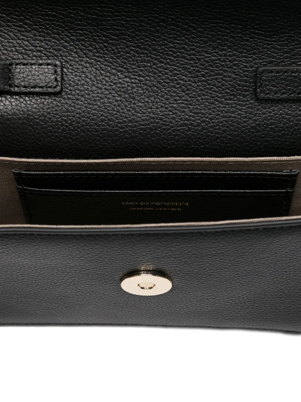 Emporio Armani Chain-strap Clutch Bag In Black