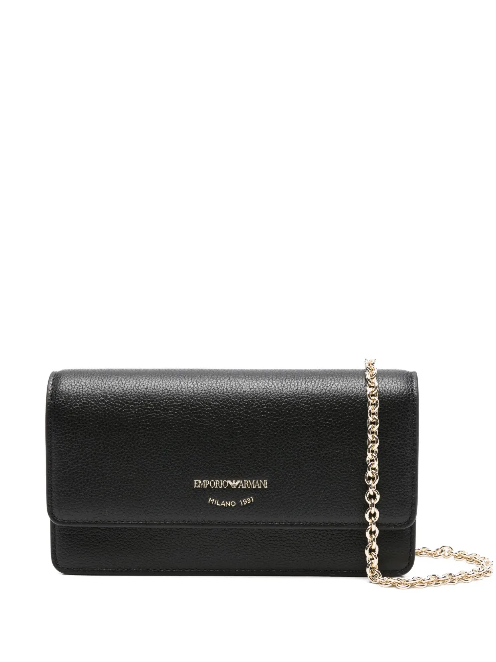 Emporio Armani chain-strap clutch bag - Nero