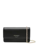 Emporio Armani chain-strap clutch bag - Black