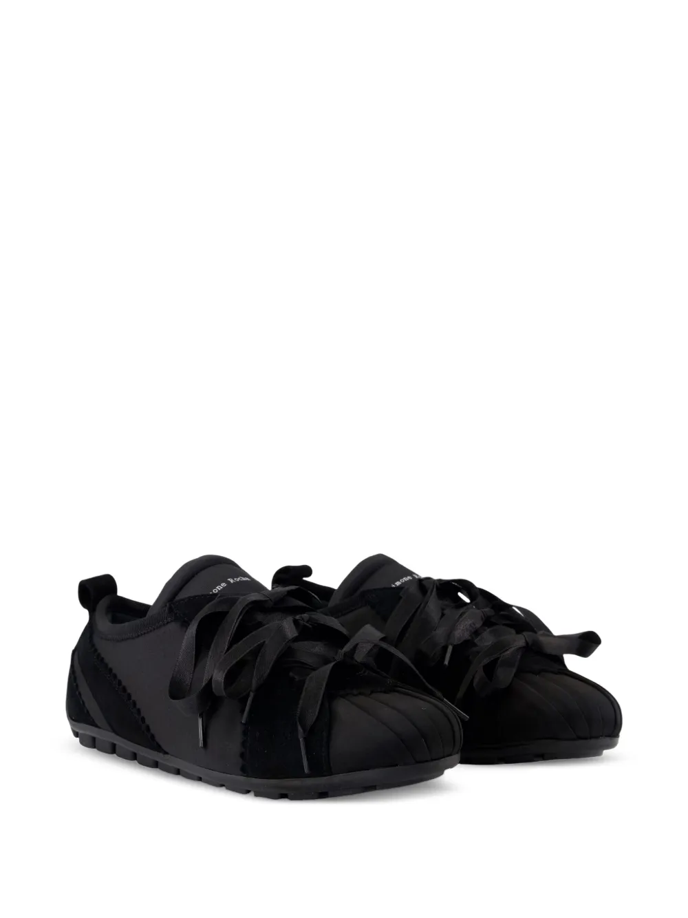 Simone Rocha Ballerina Grip leather sneakers Black