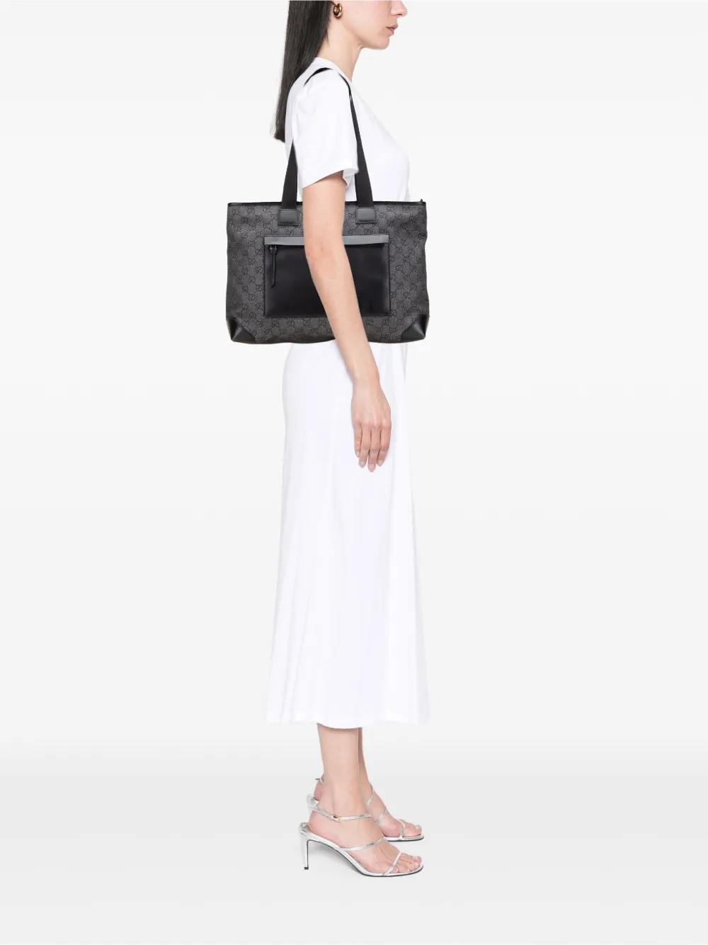 Gucci Pre-Owned 2000-2015 GG Denim tote bag | Pre-Owned | Image 2