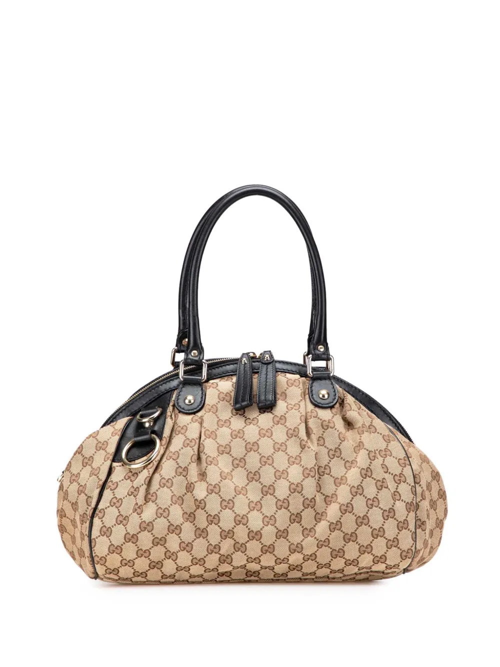 Gucci Pre-Owned 2000-2015 GGキャンバス スーキー サッチェルバッグ - ブラウン Gucci Pre-Owned 2000-2015 GGキャンバス スーキー サッチェルバッグ - ブラウン