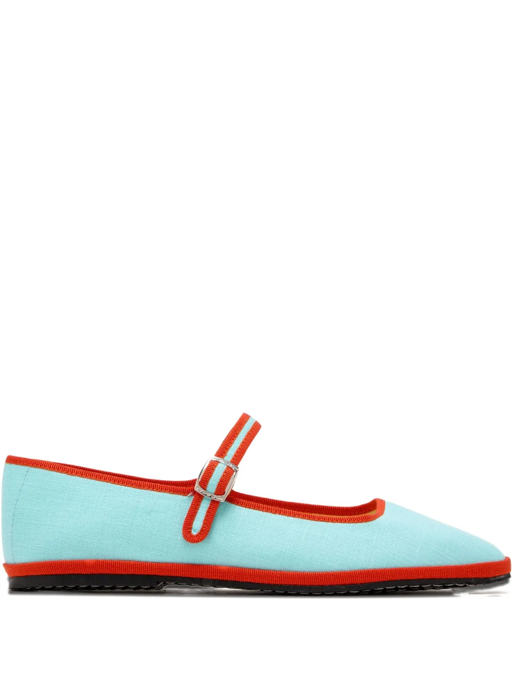CAPULETTE buckle-strap ballet flats Blue