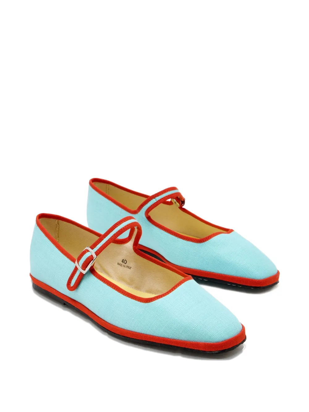 CAPULETTE buckle-strap ballet flats Blue