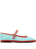 CAPULETTE buckle-strap ballet flats - Blue