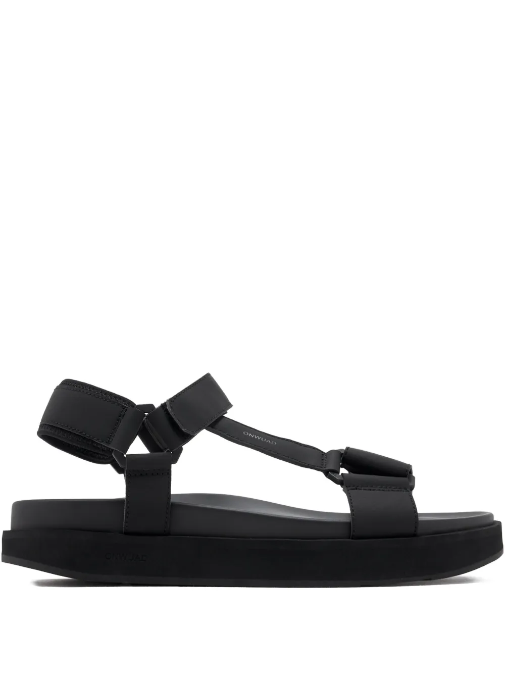ONWUAD platform touch-strap sandals Black