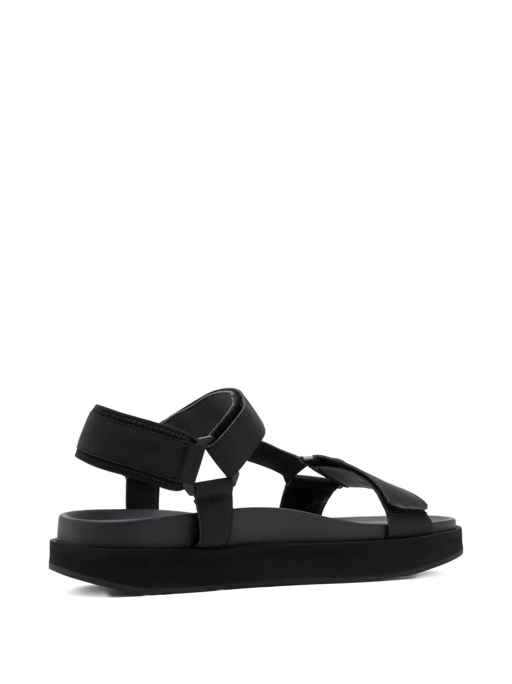 ONWUAD platform touch-strap sandals Black