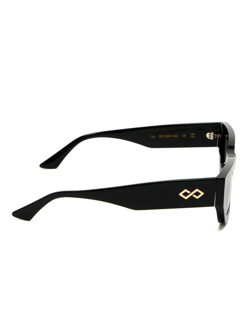 Karen Wazen rectangle-frame sunglasses - Zwart
