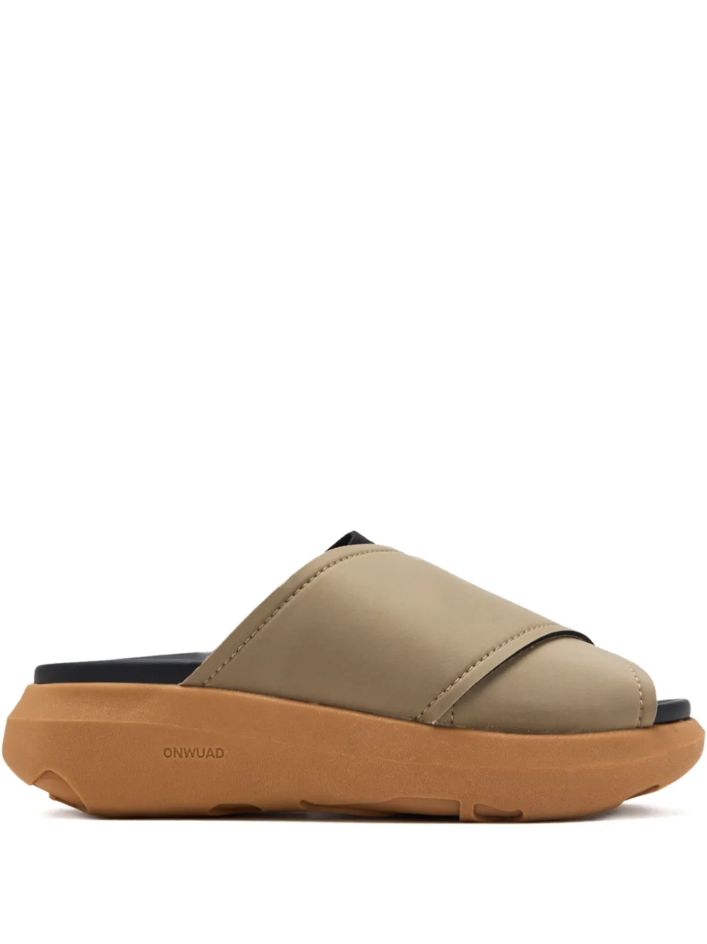 ONWUAD crossover-strap flip-flops Neutrals