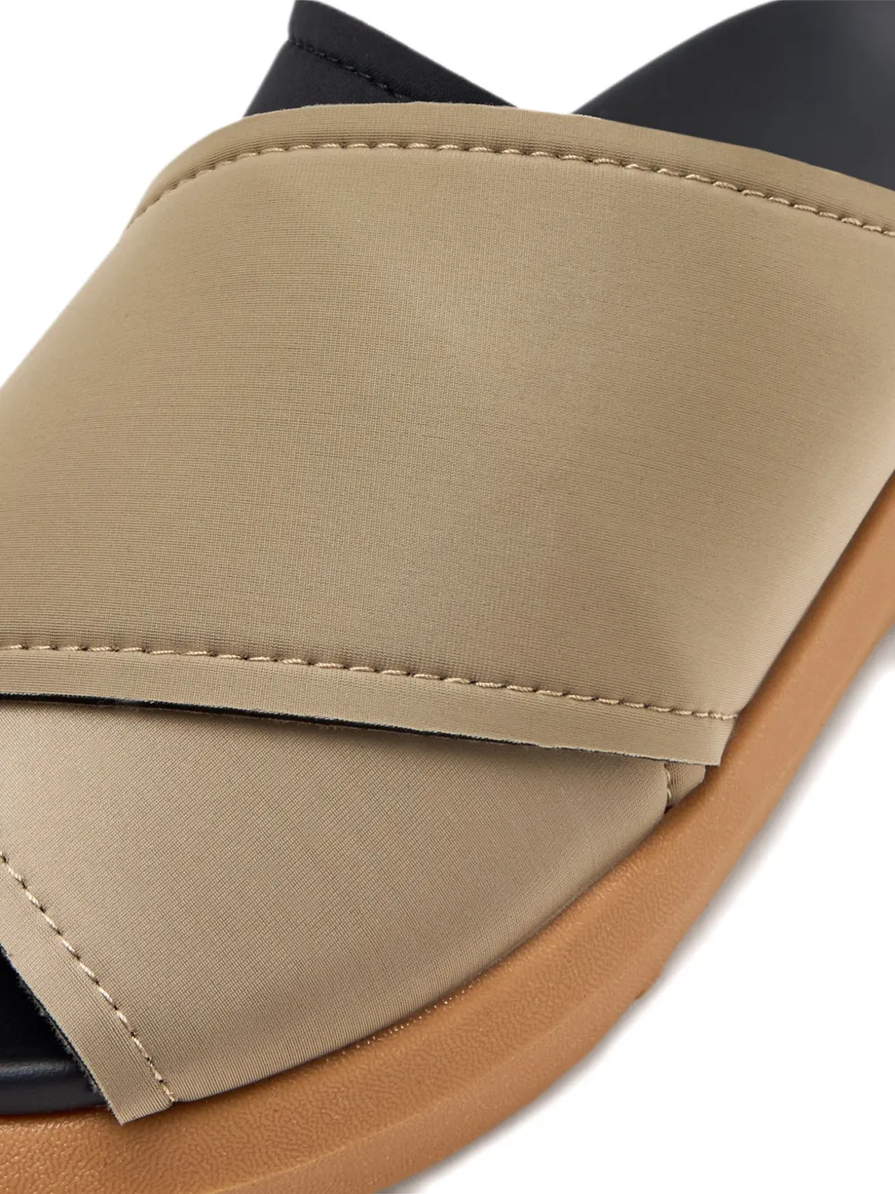 ONWUAD crossover-strap flip-flops Neutrals