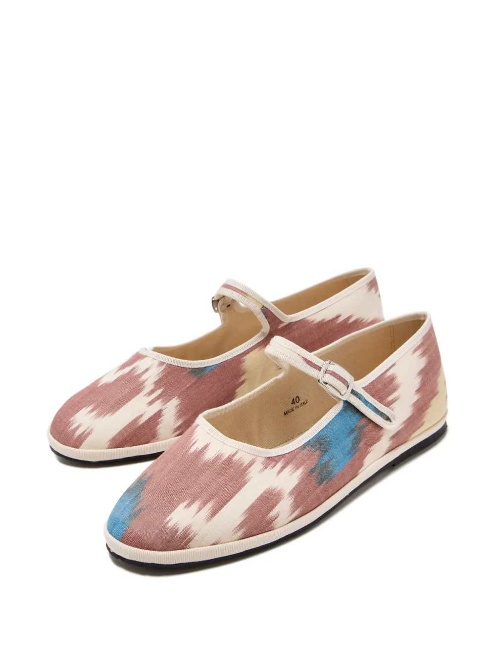 CAPULETTE buckled ballet flats - Rood
