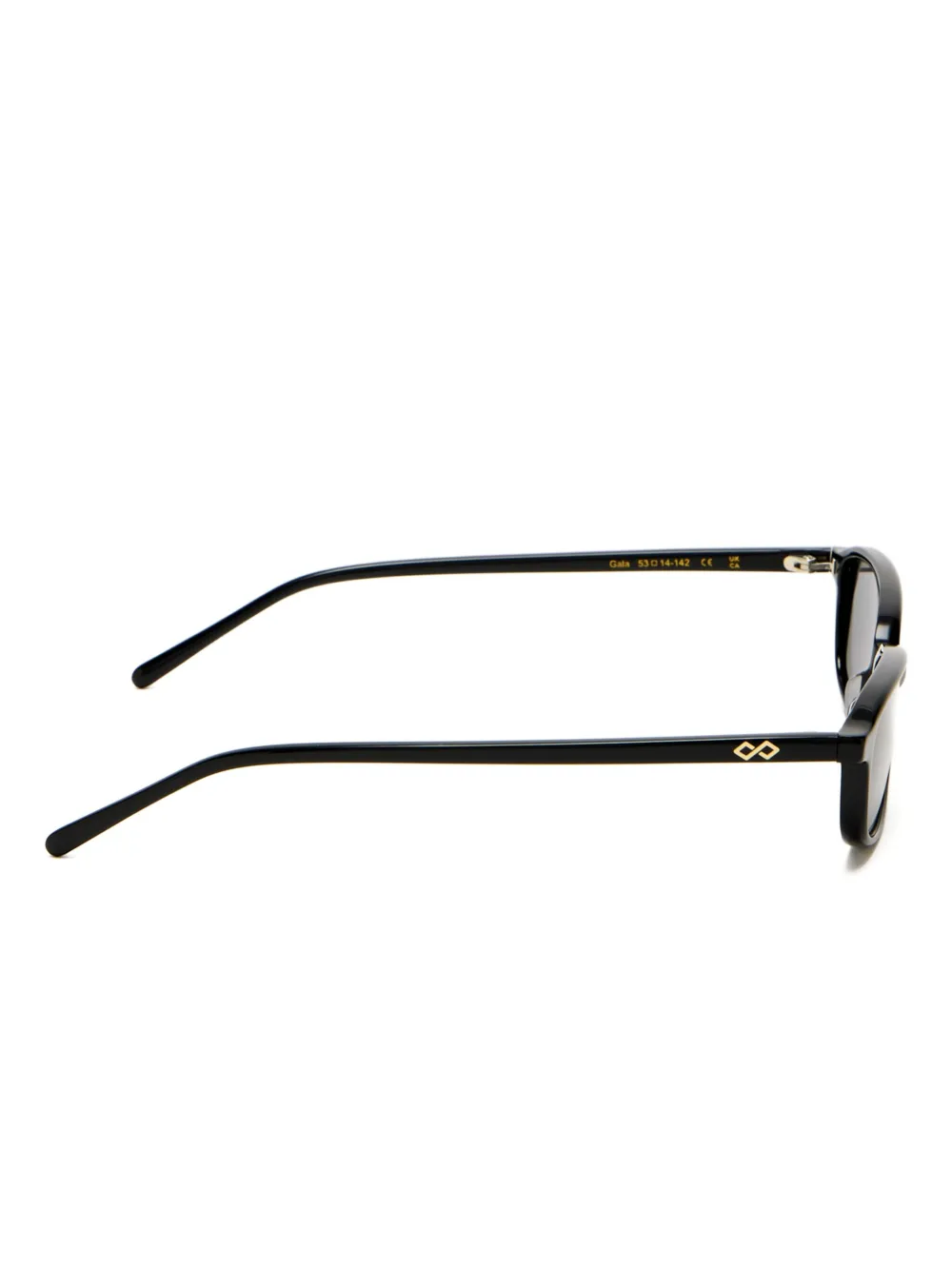 Karen Wazen Gala rectangle-frame sunglasses - Zwart