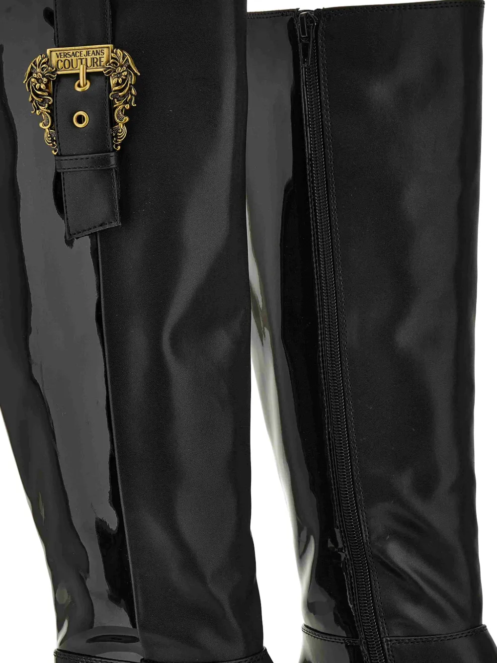 Versace Jeans Couture buckle-embellished boots Black