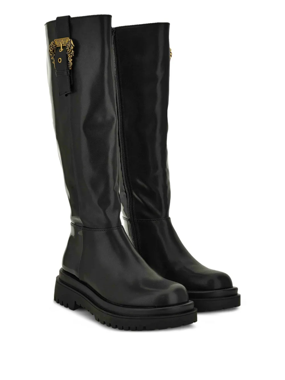 Versace Jeans Couture buckle-embellished boots | Knee-High Boots | Image 2