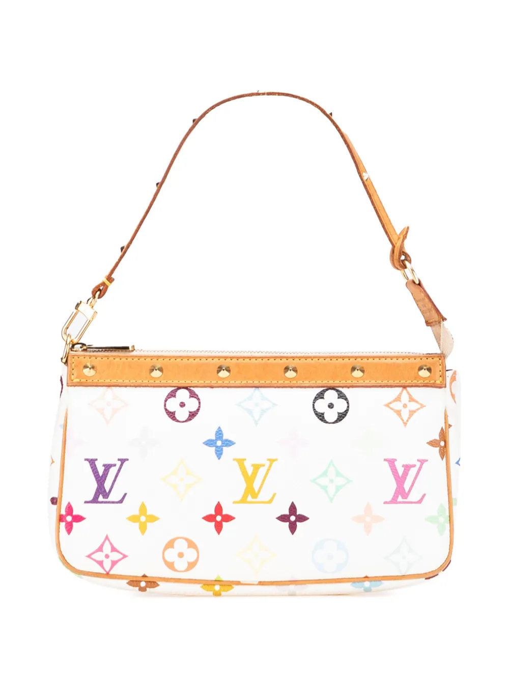 Louis Vuitton Pre-Owned 2004 モノグラム マルチカラー ポシェット アクセソワール ショルダーバッグ - Louis Vuitton Pre-Owned 2004 モノグラム マルチカラー ポシェット アクセソワール ショルダーバッグ -