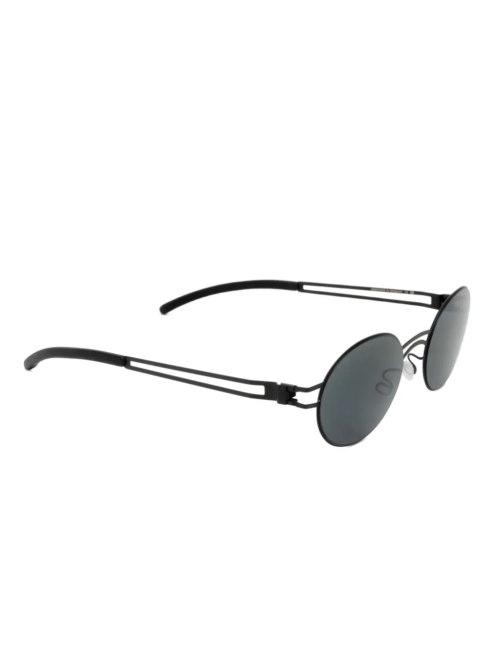 Mykita Dada zonnebril met rond montuur Zwart