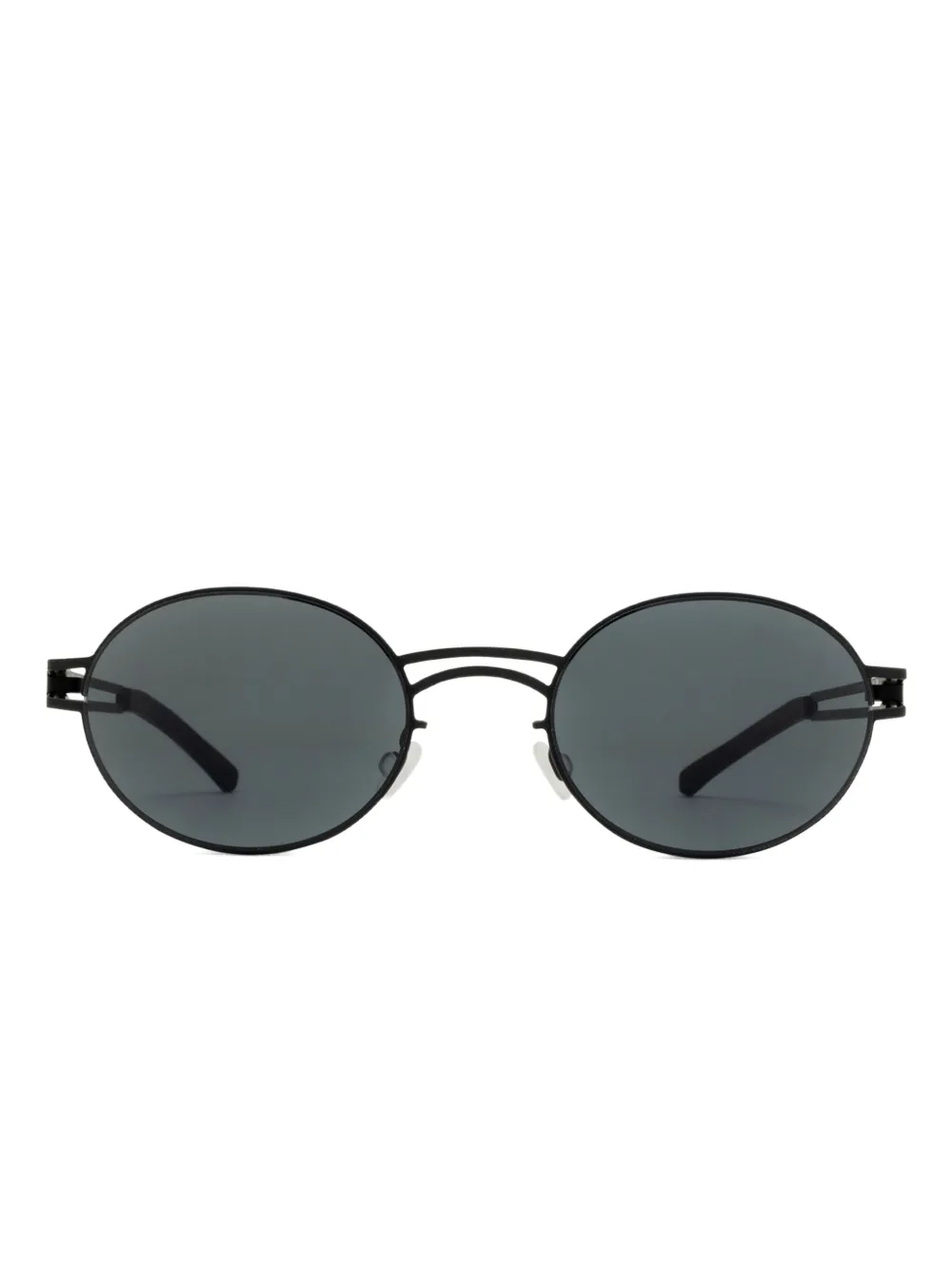 Mykita Dada zonnebril met rond montuur Zwart