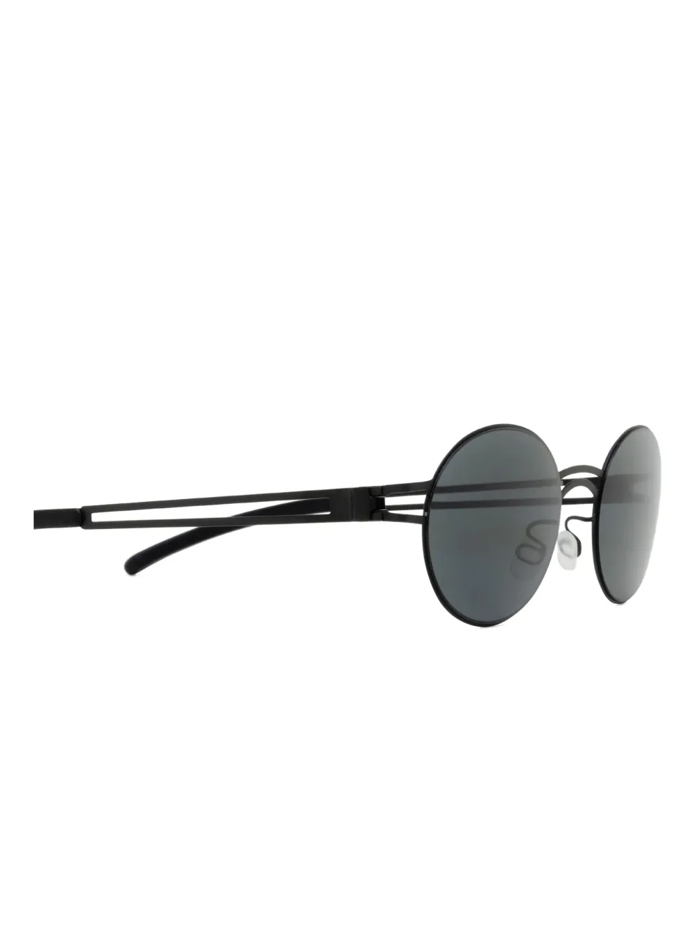 Mykita Dada zonnebril met rond montuur Zwart