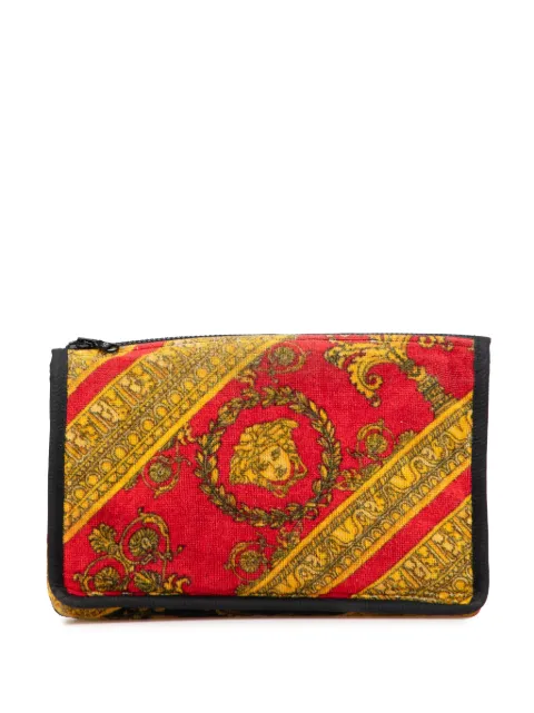 Versace Pre-Owned 2021-2025 Terry Medusa Baroque Print clutch bag