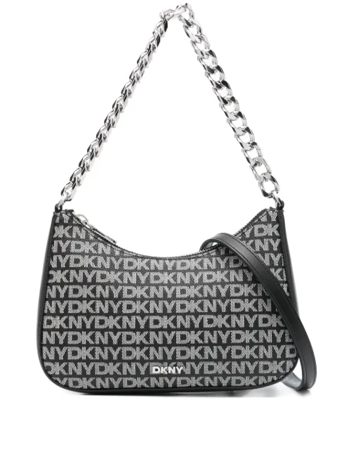 DKNY small Jenna logo-plaque chain cross body bag