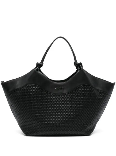 DKNY large Paula knotted woven tote bag