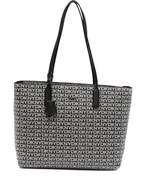 DKNY medium logo-pattern tote bag
