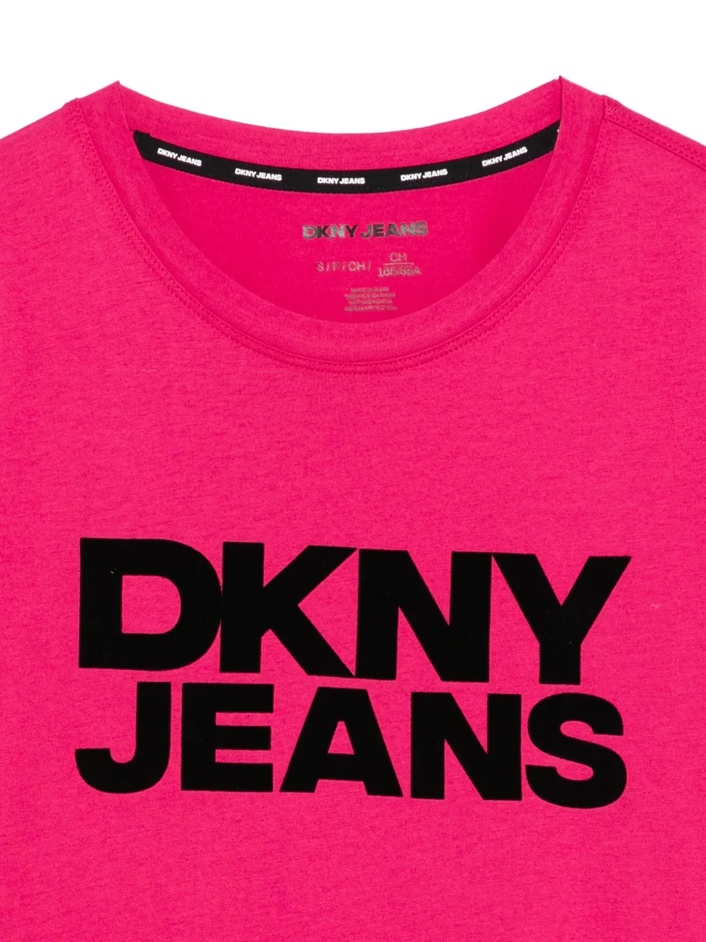 DKNY T-shirt met logo Roze