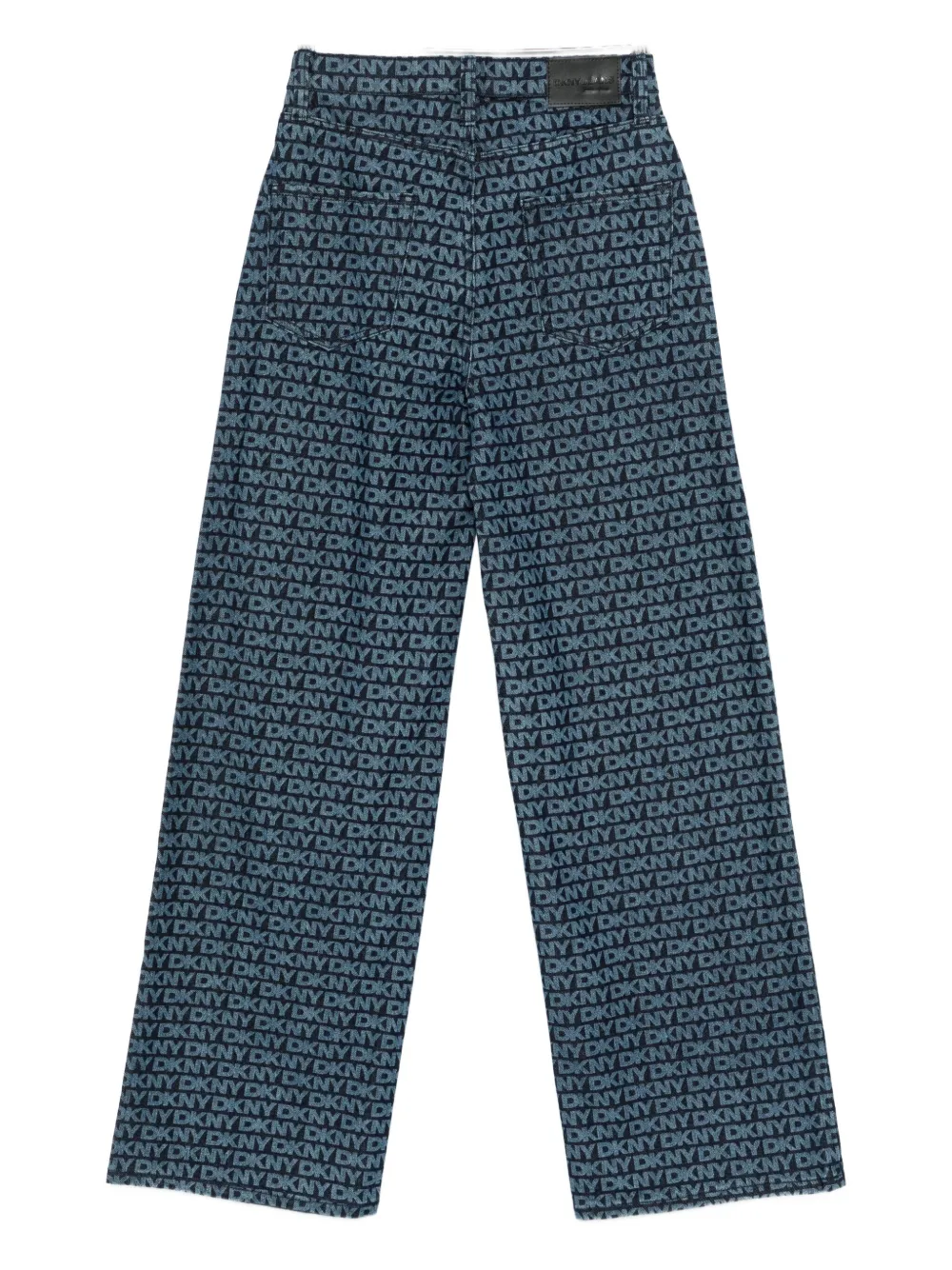 DKNY logo-plaque jeans Blauw