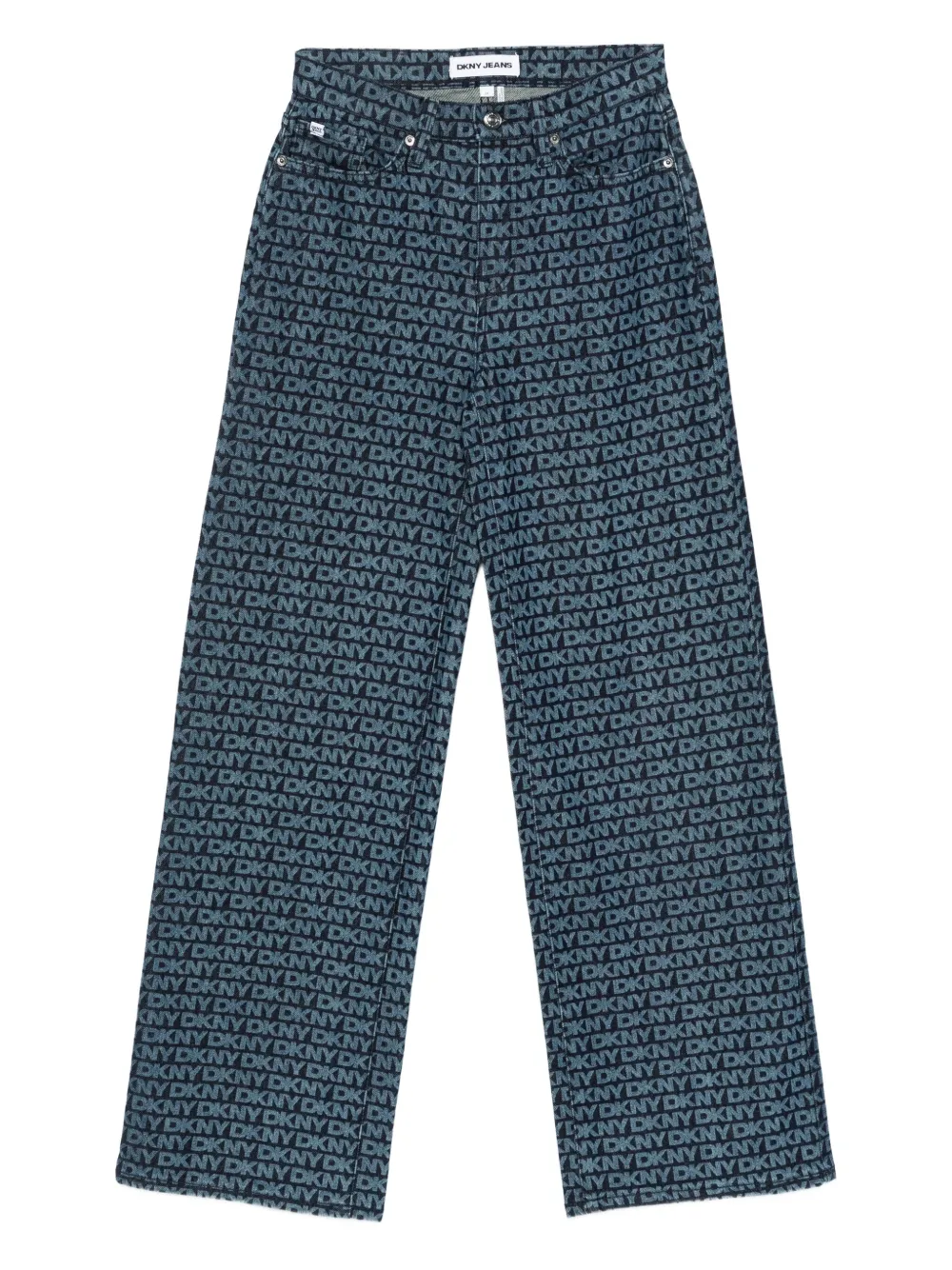 logo-plaque jeans