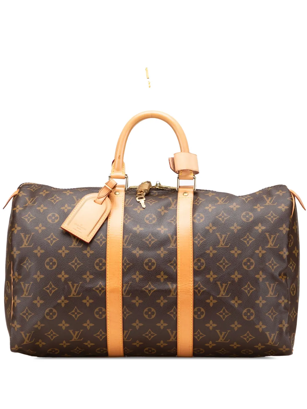 Louis Vuitton Pre-Owned 1993 モノグラム キーポル 45 ボストンバッグ - ブラウン Louis Vuitton Pre-Owned 1993 モノグラム キーポル 45 ボストンバッグ - ブラウン