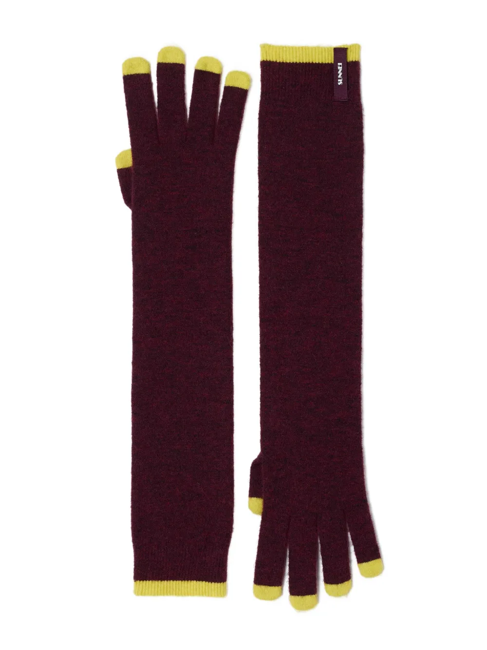 Sunnei Vingerloze handschoenen - Rood
