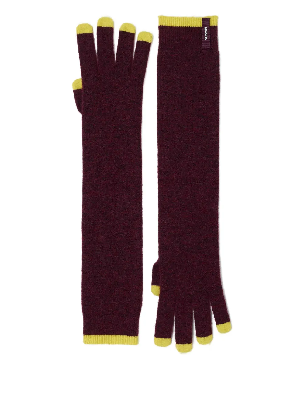 Sunnei fingerless knit gloves | Red | Image 1
