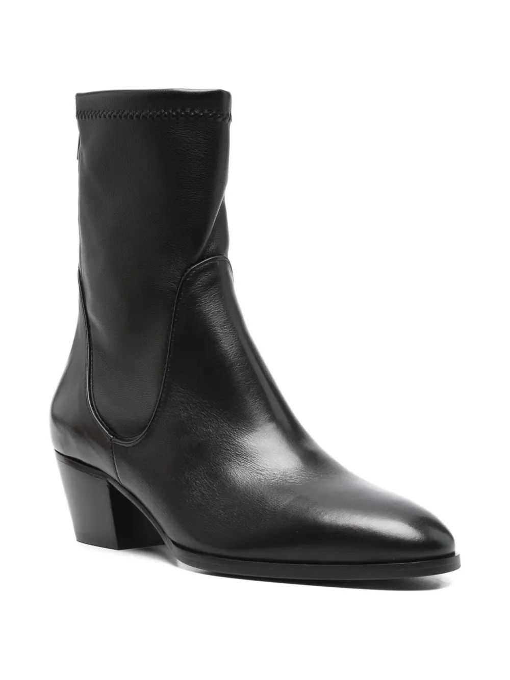 Evaluna 50mm almond-toe zip boots | Ankle Boots | Image 2