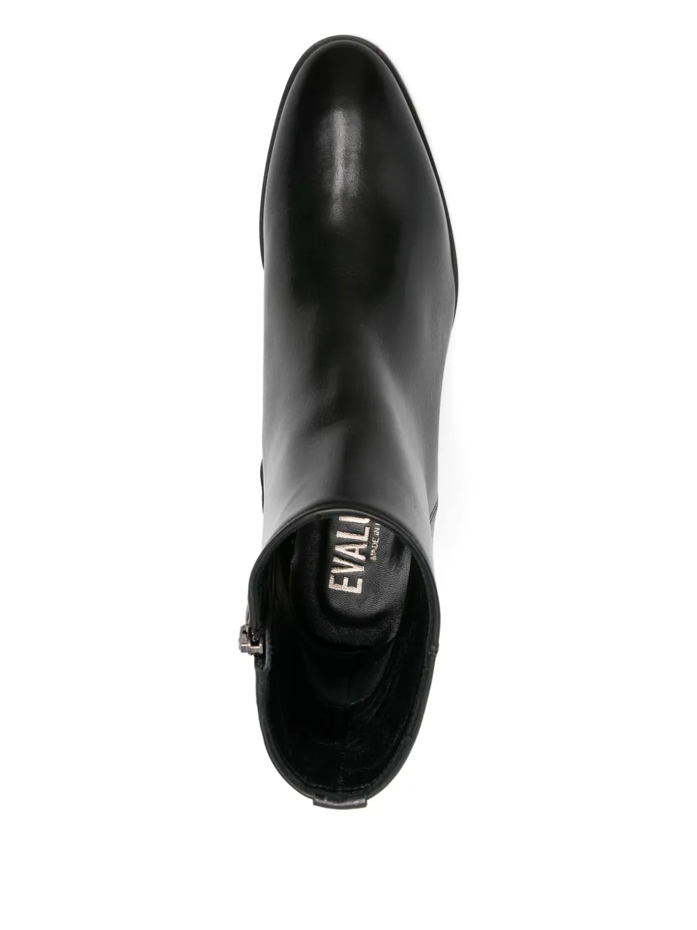 Evaluna 50mm pointed-toe zip-fastening boots Black