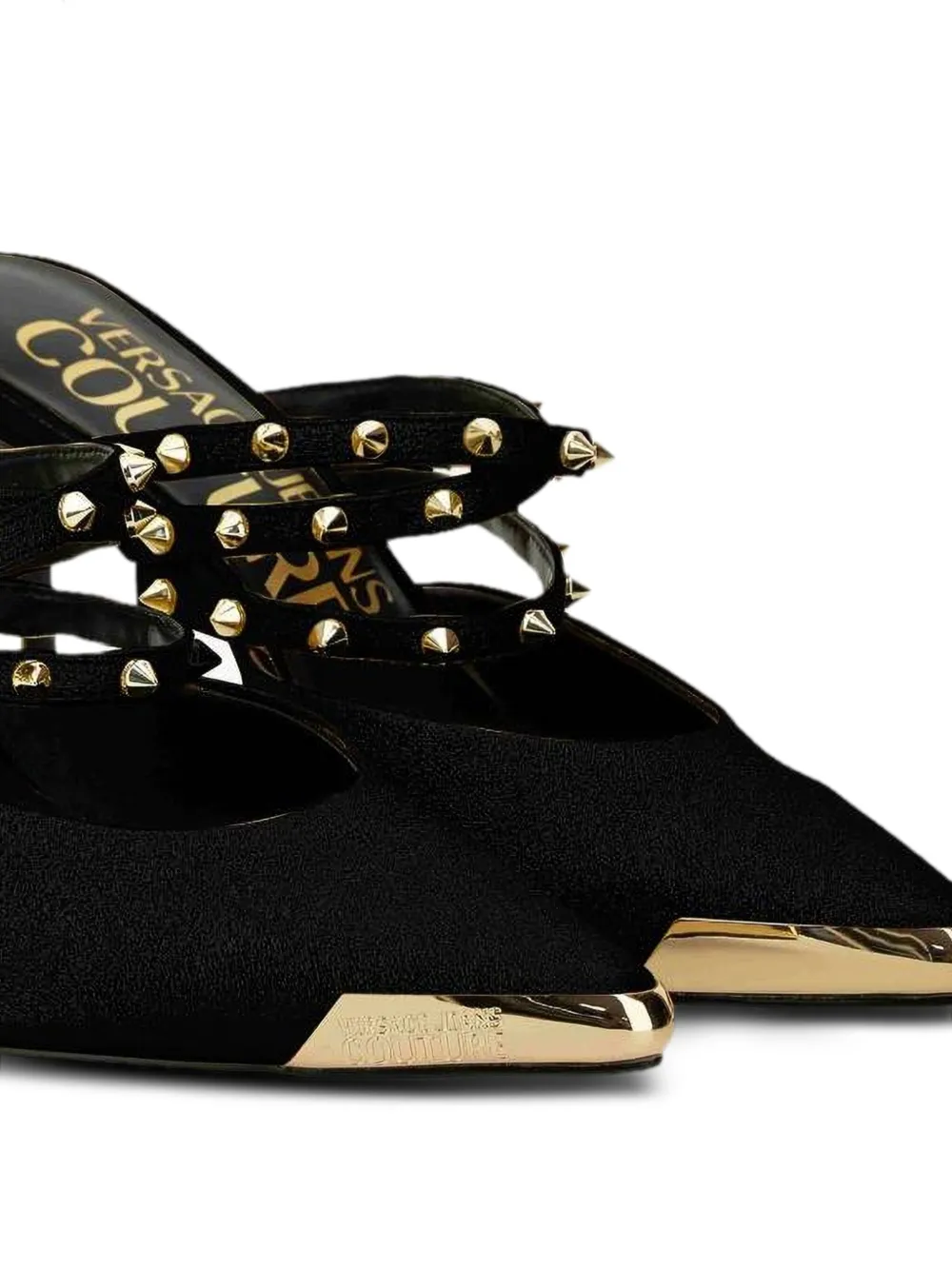 Versace Jeans Couture Scarlet Pumps In Black