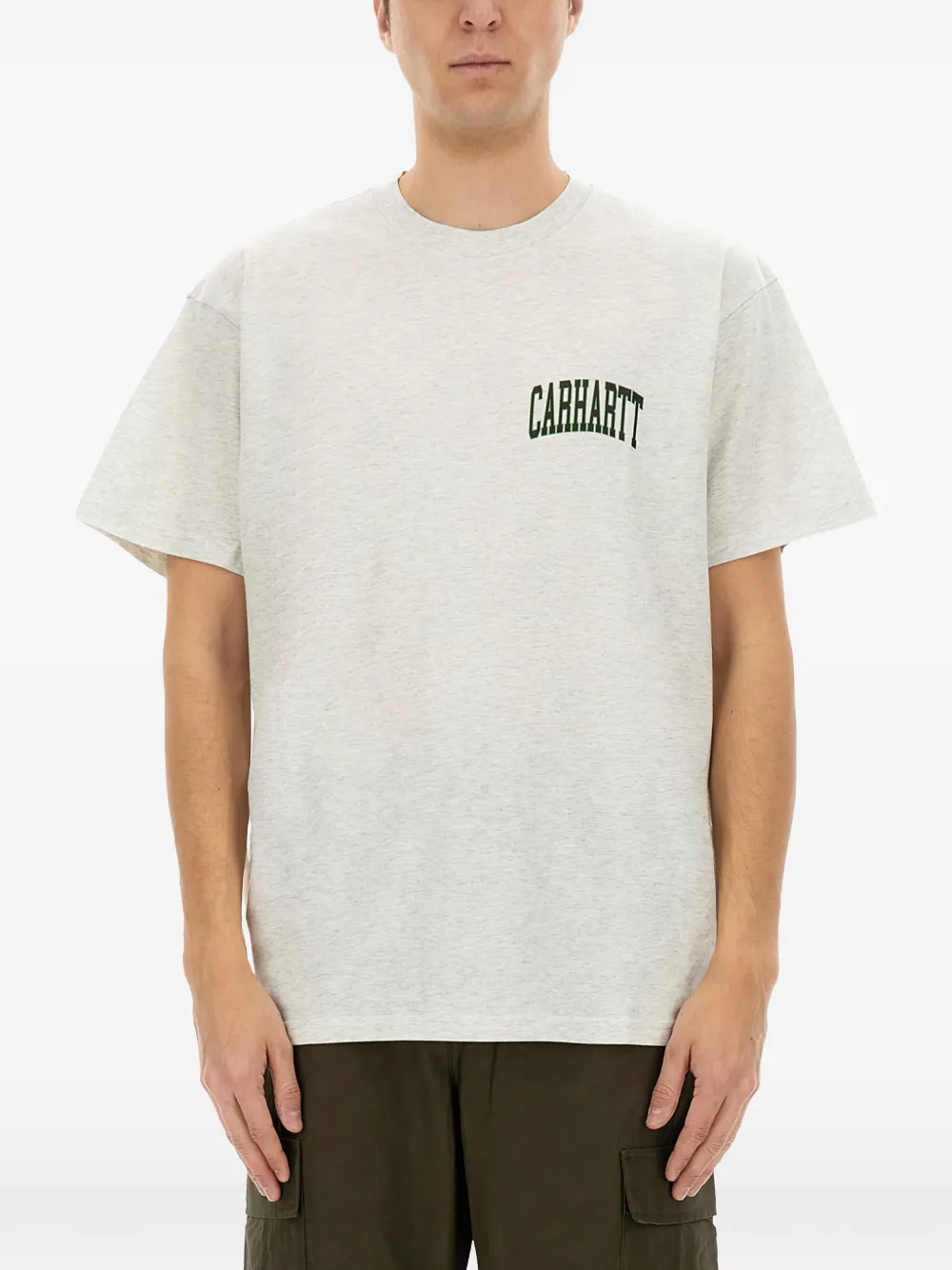 Carhartt WIP T-Shirt mit Logo - Grau