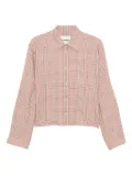 Jil Sander checked-pattern button-down shirt - Neutrals