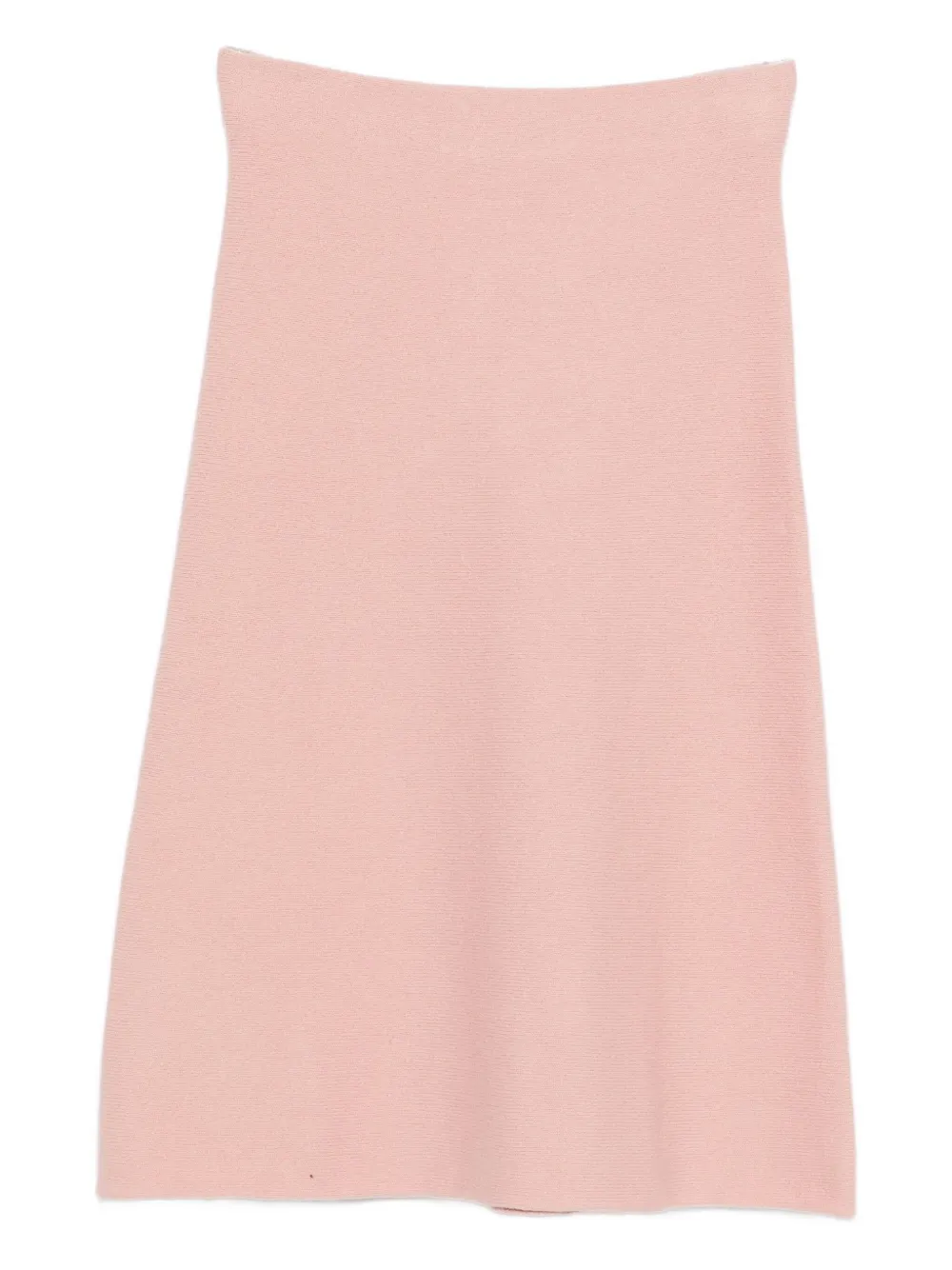 Jil Sander Wool A-line Skirt In Pink
