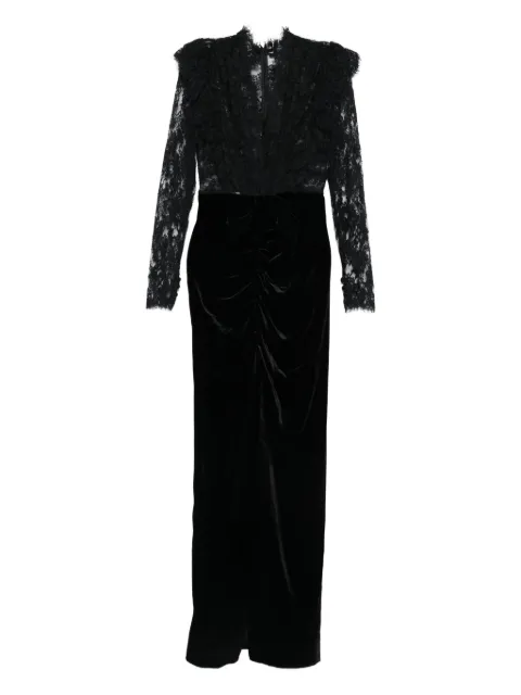 Alessandra Rich lace-embellished dress