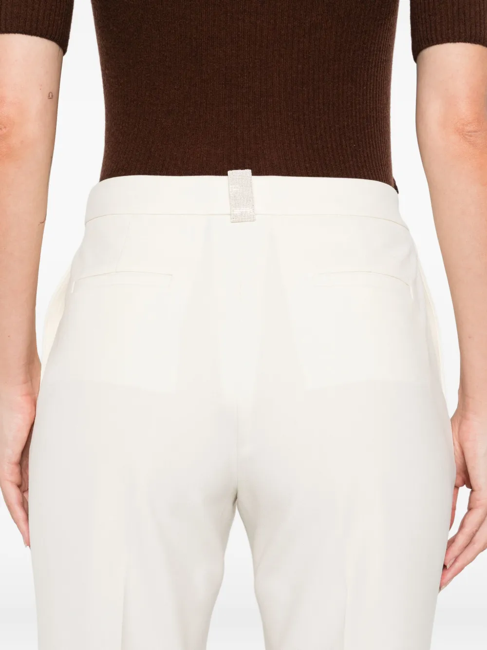 Fabiana Filippi straight-leg trousers Beige