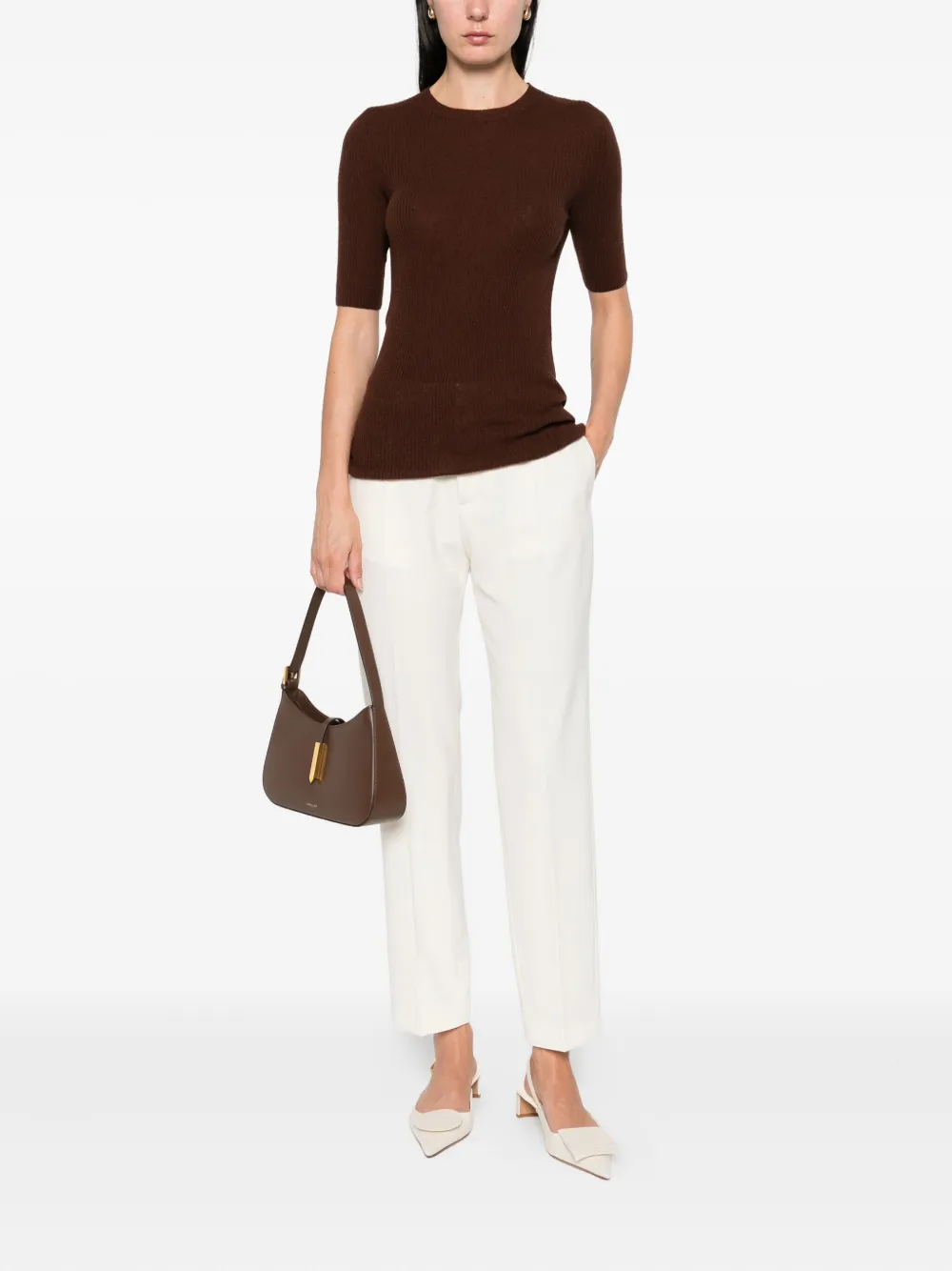 Fabiana Filippi straight-leg trousers Beige