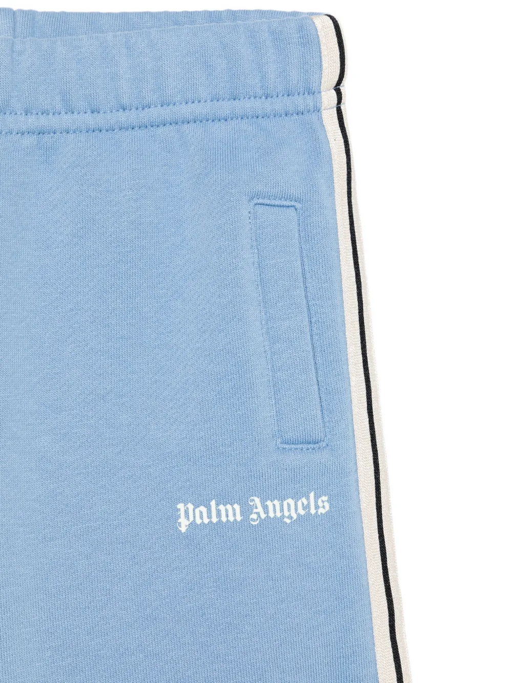 Palm Angels Kids Trainingsbroek met streepdetail Blauw